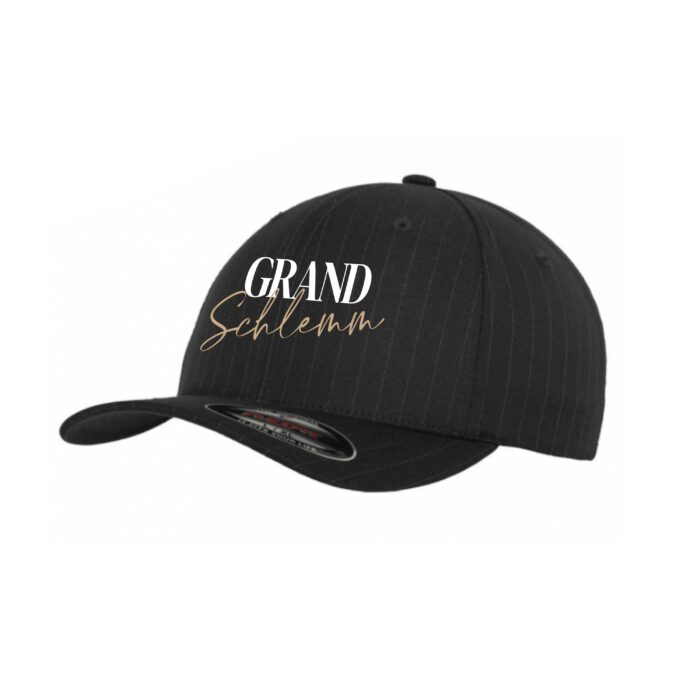 Grand Schlemm Flexfit Pinstripe CAP - Black