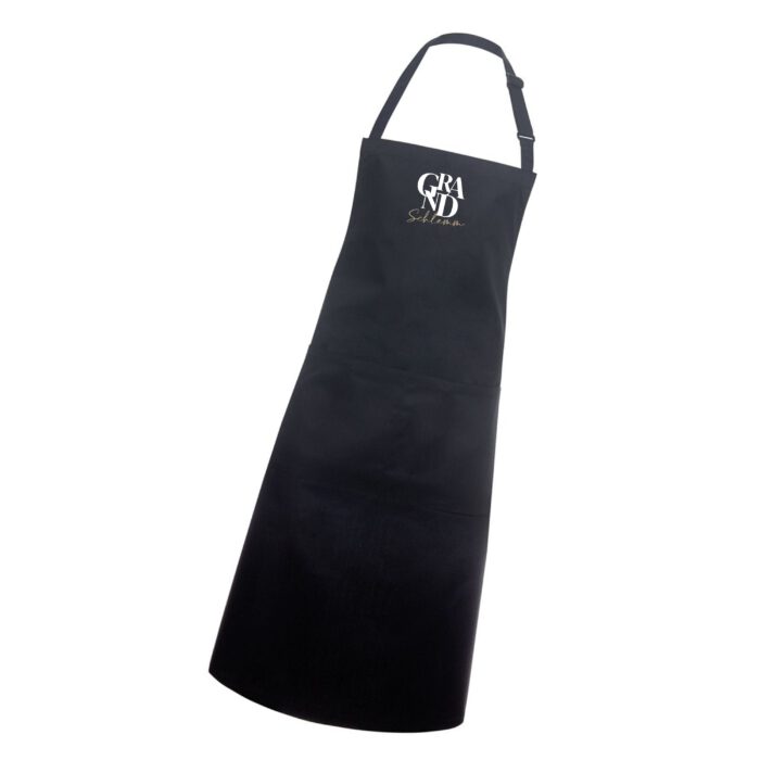 Grand Schlemm Schürze mit Tasche - Black